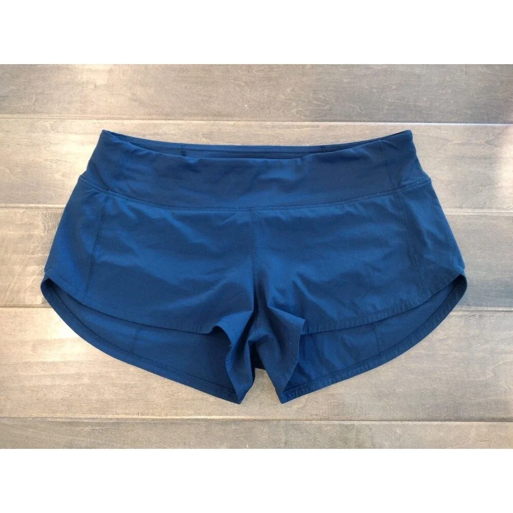 LULULEMON Women's EEUC Speed Up navy blue LR Low Rise 2.5